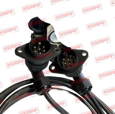 96372 Kempf Frontadapterleitung, 2x1700mm, 2x7-pol. Steckdose